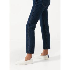 Rothy’s The Original Slip On Sneaker in bright white Size 10.5/ excellent